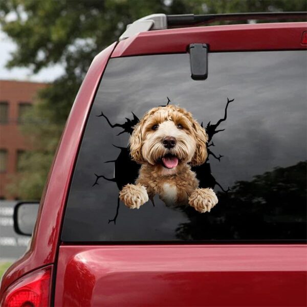 Labradoodle Decal - fits cars,Windows,Laptops and any smooth surface,Labradoodle Sticker, car decal, Custom Dog Stickers, car decoration