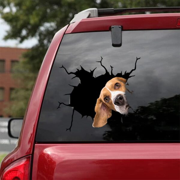 Beagle Decal - fits cars,windows,laptops and any smooth surface, Beagle Stickers, Custom Beagle Sticker, Custom Dog,Custom Dog Stickers