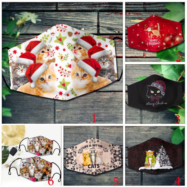 Black Cat Music Face Mask,Black Cat Jewelry Face Mask With Filter,Cat face mask - Cute face mask,Reusable & Washable,Handmade Mask,Face Mask