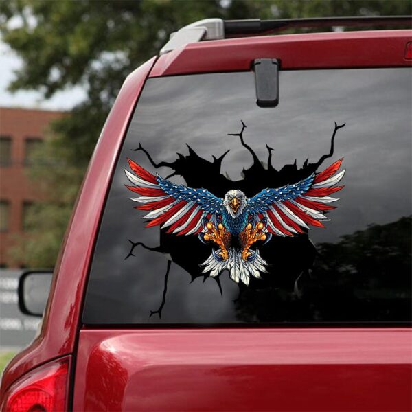 Eagle Decal - fits cars, Windows, Laptops and any smooth surface, Eagle Stickers, Custom Eagle Stickers, Animal Stickers, Eagle Stickers