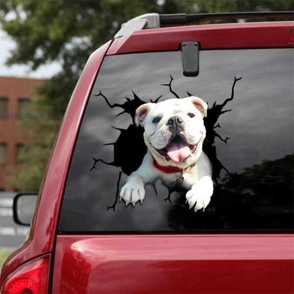 English Bulldog Decal - fits cars, Windows, Laptops and any smooth surface, English Bulldog Stickers, Custom Bulldog Stickers, Custom Dog