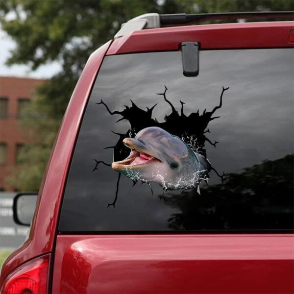 Dolphin Decal - fits cars, Windows, Laptops and any smooth surface, Dolphin Stickers, Custom Dolphin Stickers, Dolphin Stickers, Custom