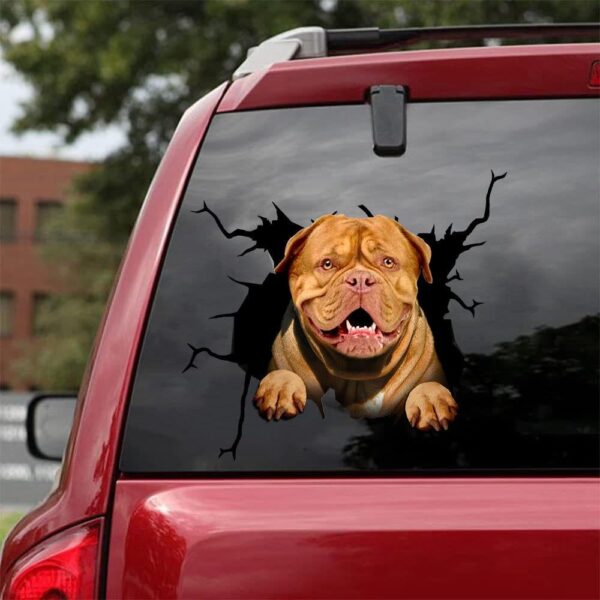 Dogue De Bordeaux Decal - fits cars,windows,laptops and any smooth surface,Dog Stickers, America Decals, Custom Dog Sticker, Animal Stickers