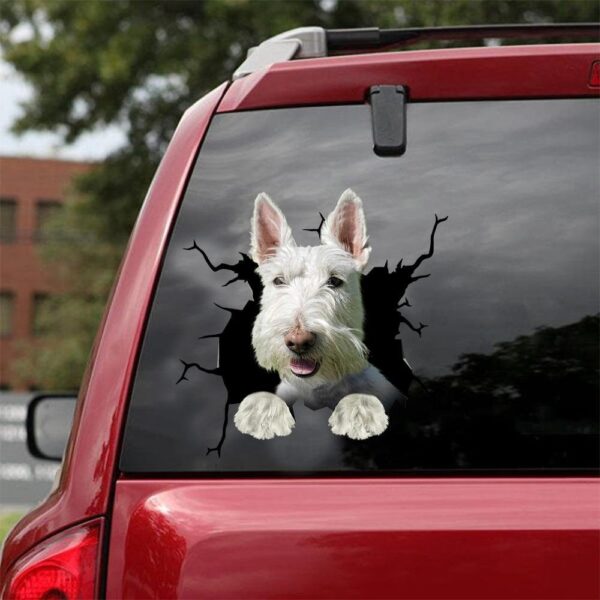Scottish Terrier Decal - fits cars, windows, laptops and any smooth surface, Dog Stickers, America Decals, Custom Scottish Terrier Sticker
