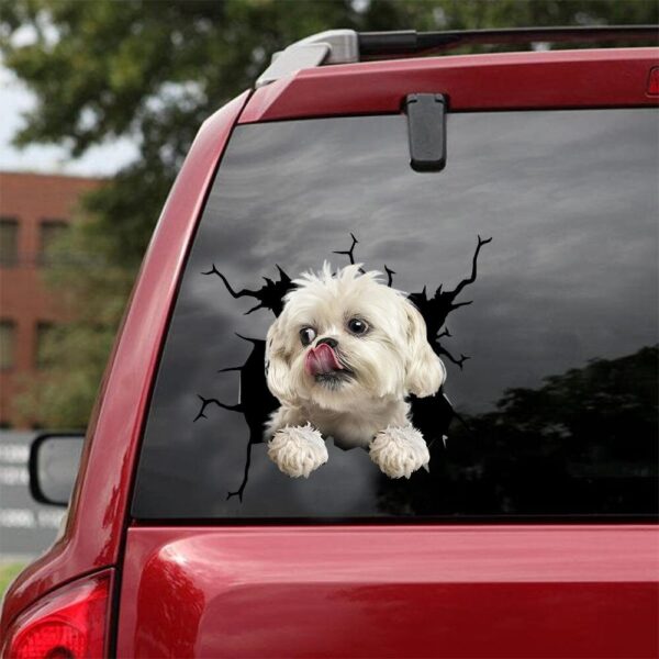Lhasa Apso Decal - fits cars,windows, laptops and any smooth surface, Lhasa Apso Stickers,America Decals,Custom Dog Sticker, Animal Stickers