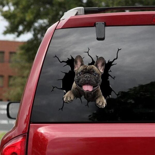 French Bulldog Decal - fits cars, windows, laptops and any smooth surface, Bulldog Stickers, America Decals, Custom French Bulldog Sticker