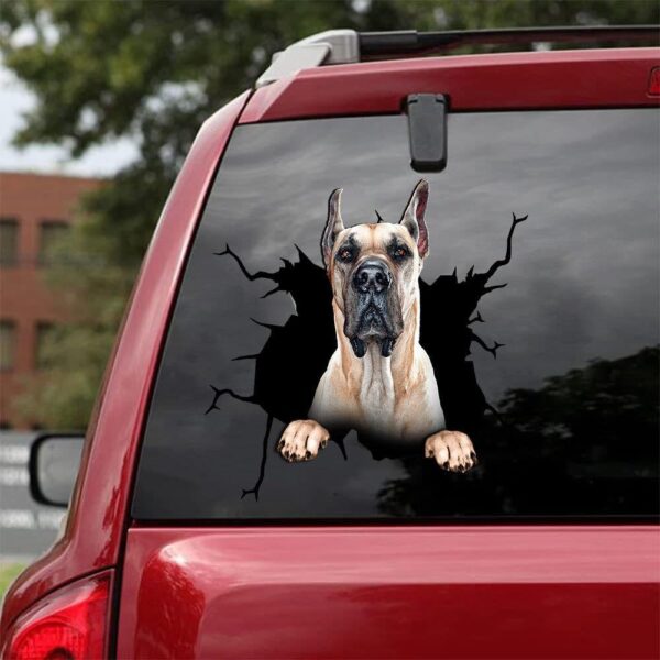 Great Dane Decal - fits cars,Windows,Laptops and any smooth surface,Great Dane Sticker, car decal,Custom Dog Stickers, car decoration,animal