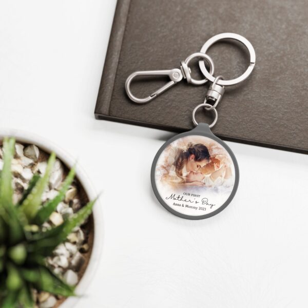 Personalised Our First Mother's Day Keychain, Mummy and Me Keyring, Mother's Day Gift, Personalize Gift with Photo, 1st Mother Day Gift