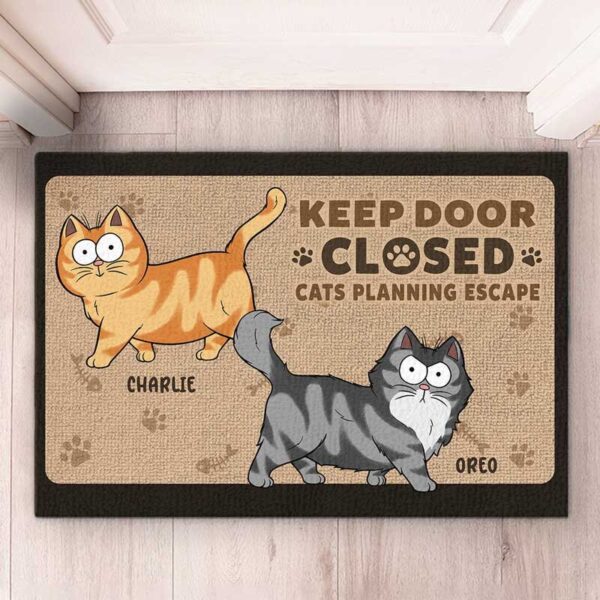 Custom Cat Doormat, Cat Welcome Doormat, Home Sweet Home, Cat Rug, Funny Pet Doormat, Gift For Cat Lovers, Housewarming Gift, Cat Doormat