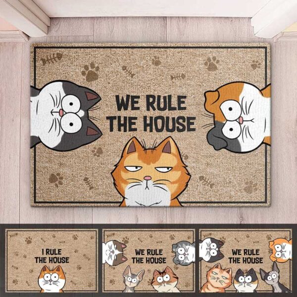 Custom Cat Doormat, Cat Welcome Doormat, Home Sweet Home, Cat Rug, Funny Pet Doormat, Gift For Cat Lovers, Housewarming Gift, Cat Doormat